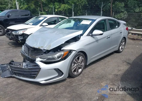 2017 Hyundai Elantra Limited из США, поврежденный, VIN 5NPD84LF5HH012368